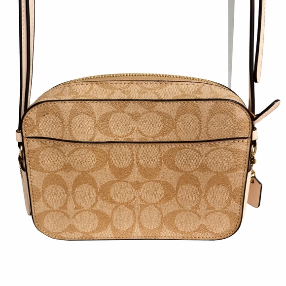 Coach Signature Beige Crossbody Bag - Picture 3 of 4